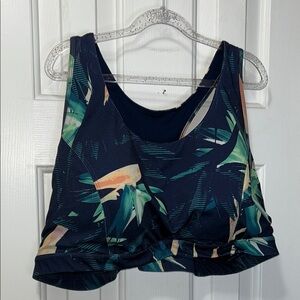 Terez Tropical Sports Bra W/ Padded Cups
